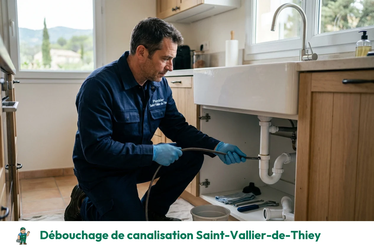 Débouchage de canalisation à Saint-Vallier-de-Thiey