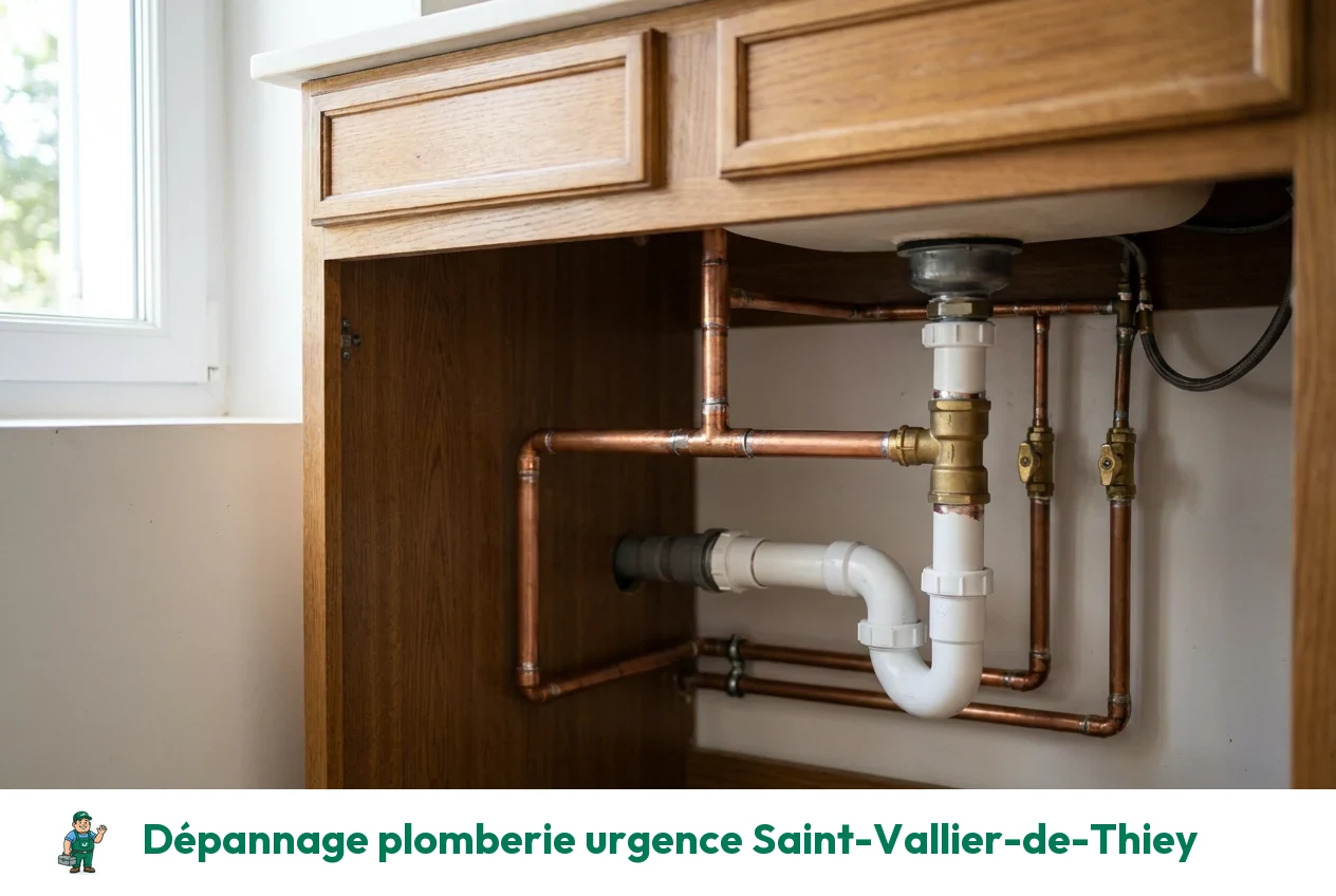 Dépannage plomberie urgence à Saint-Vallier-de-Thiey