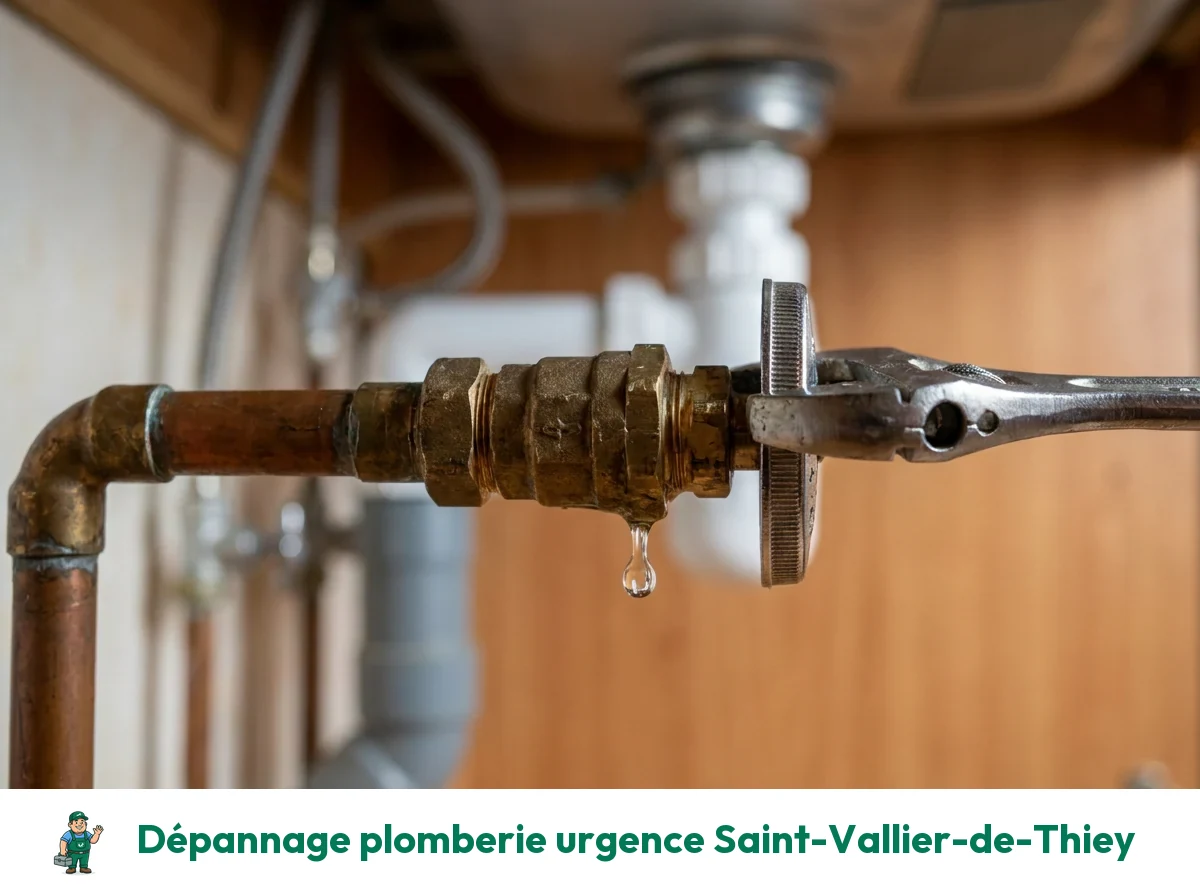 Dépannage plomberie urgence à Saint-Vallier-de-Thiey