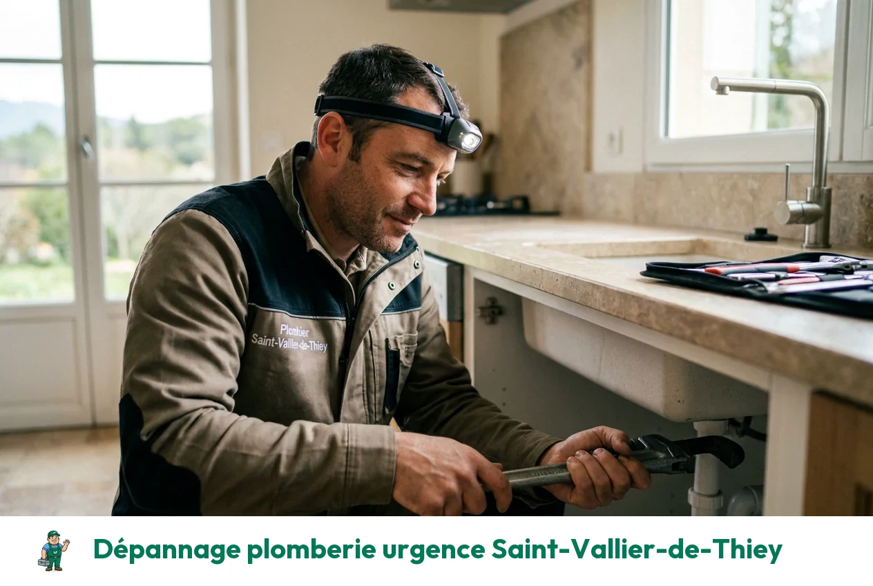 Dépannage plomberie urgence à Saint-Vallier-de-Thiey