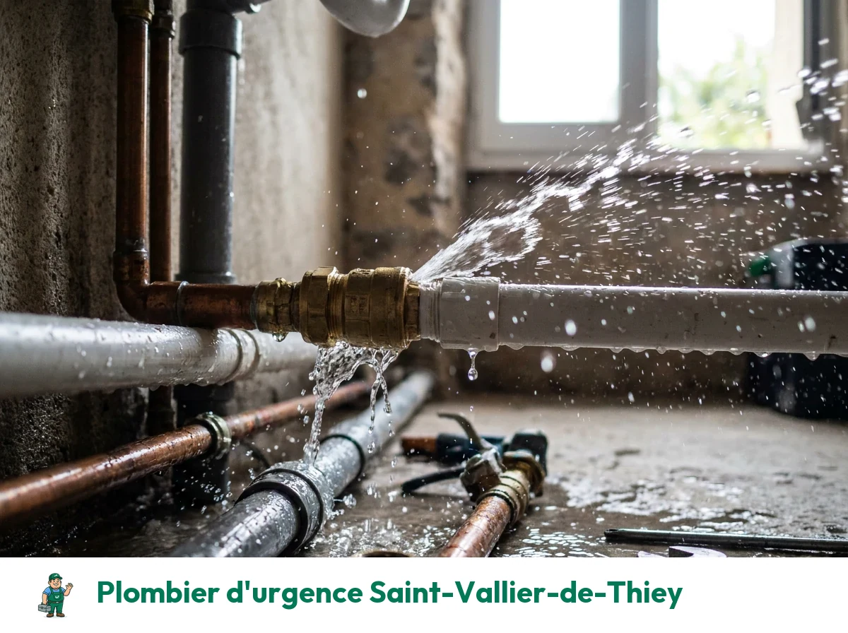 Plombier d'urgence à Saint-Vallier-de-Thiey