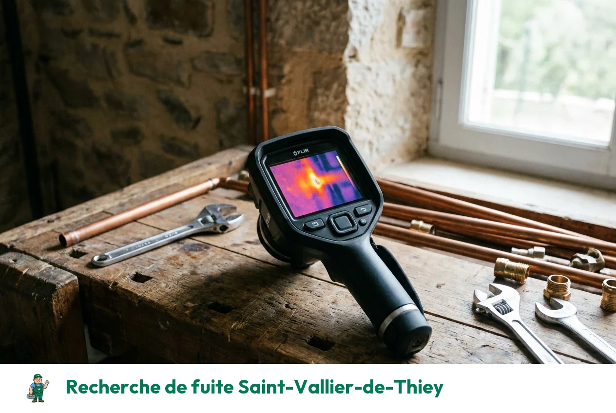 Recherche de fuite à Saint-Vallier-de-Thiey