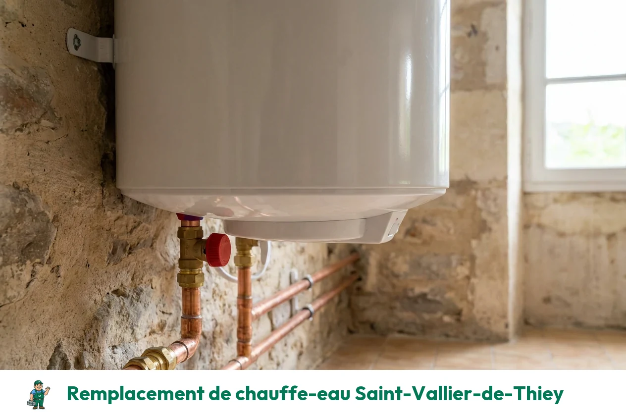 Remplacement de chauffe-eau à Saint-Vallier-de-Thiey