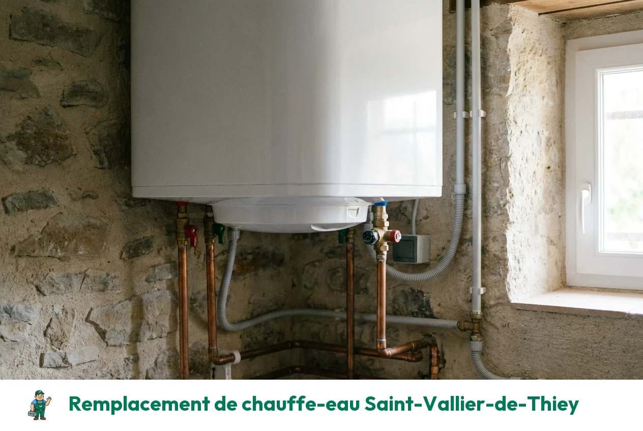 Remplacement de chauffe-eau à Saint-Vallier-de-Thiey