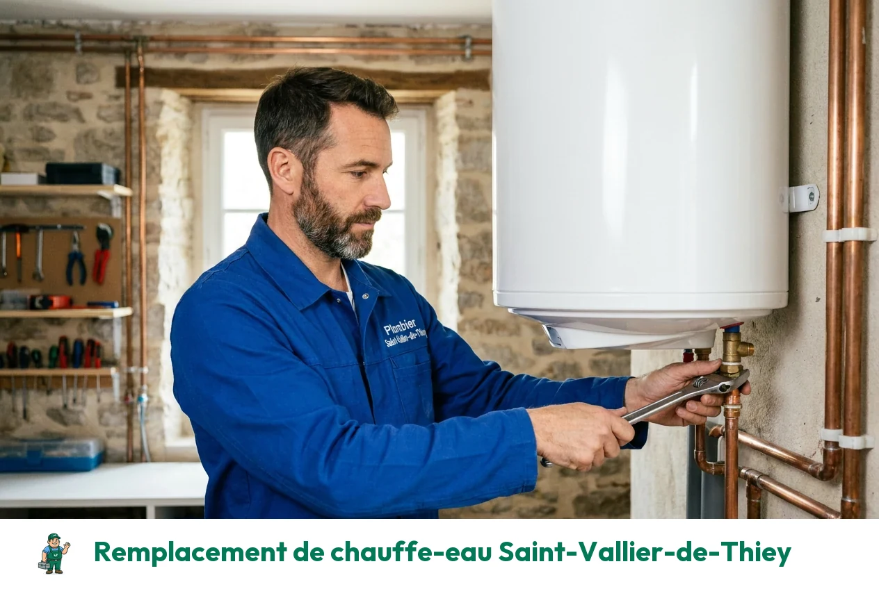 Remplacement de chauffe-eau à Saint-Vallier-de-Thiey