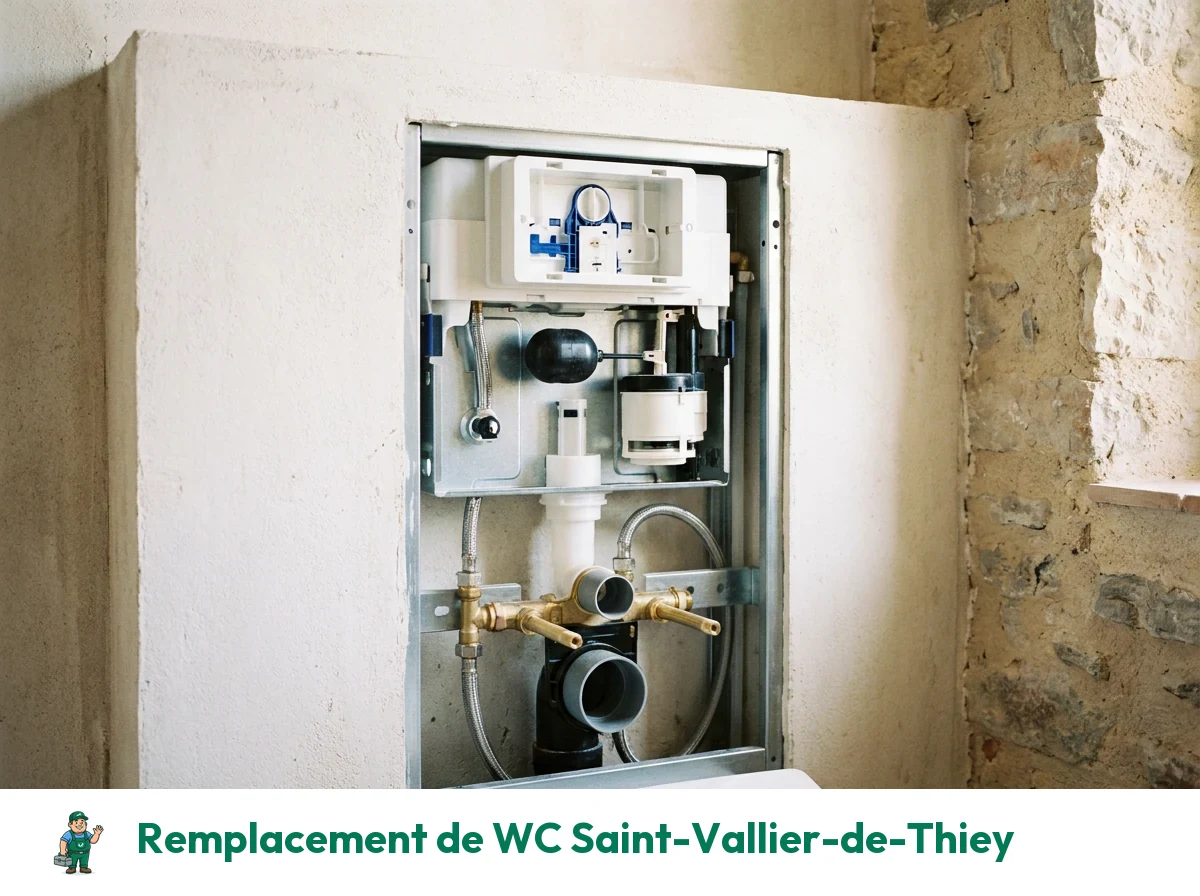 Remplacement de WC à Saint-Vallier-de-Thiey