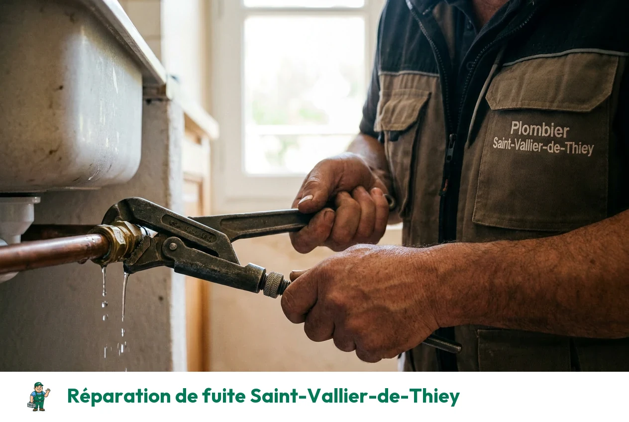 Réparation de fuite à Saint-Vallier-de-Thiey